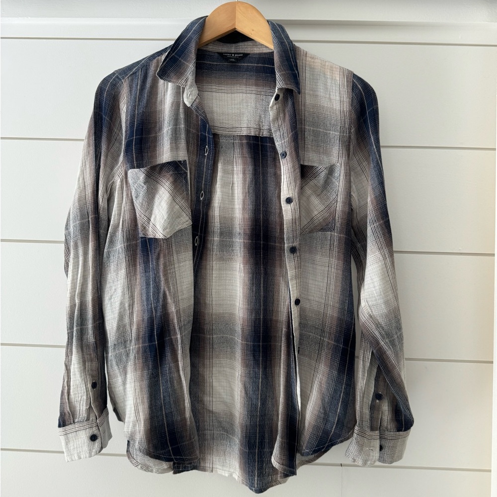Lucky Brand Small Plaid Button Down